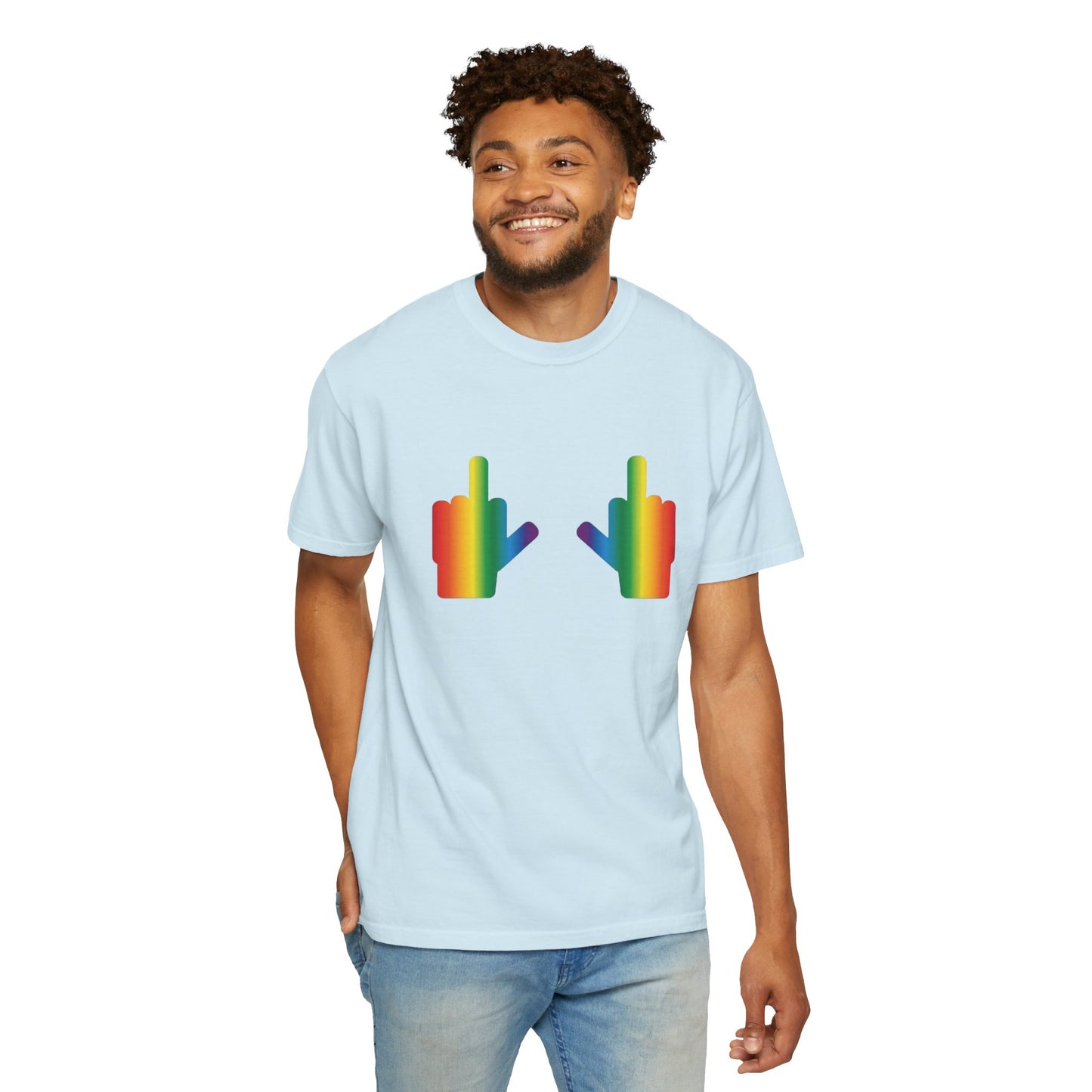 ππF* Around and Find Out PRIDE Unisex Garment-Dyed Ta-Ta T-Shirt