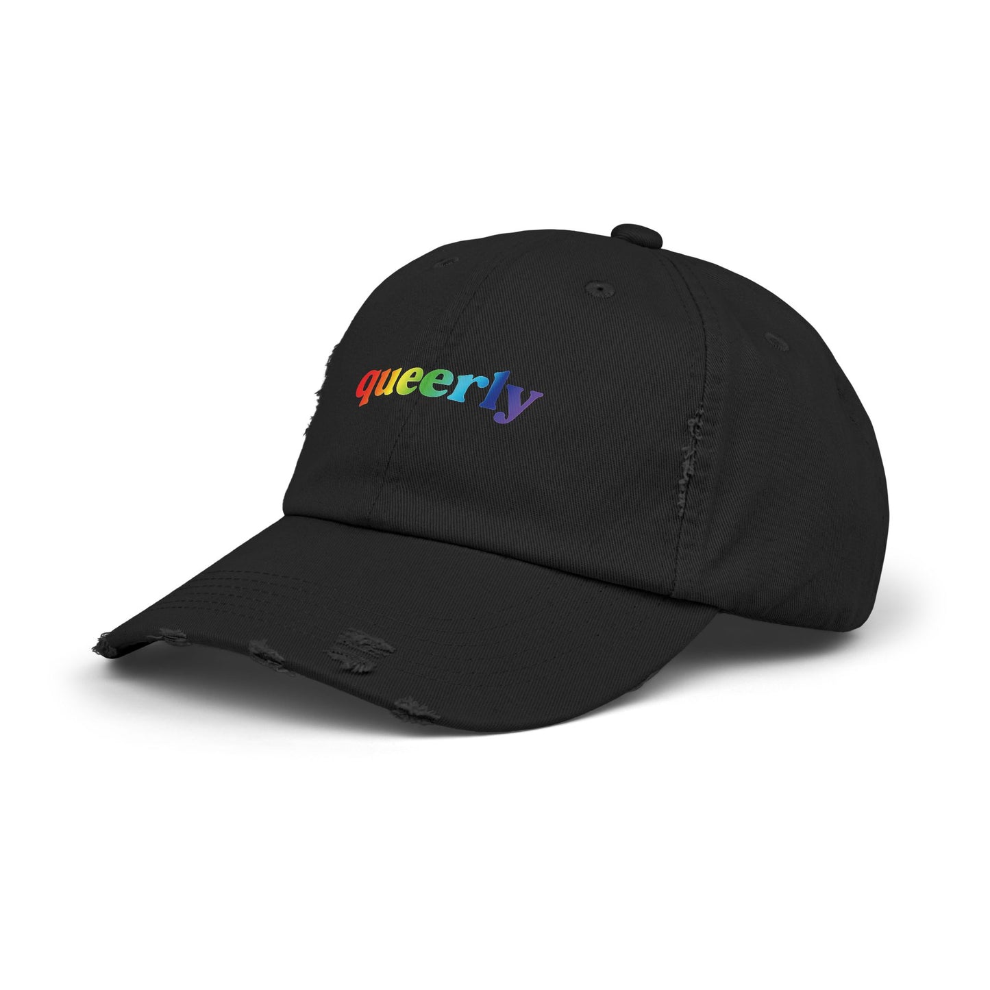 🧢🌈 Herely & Queerly PRIDE Unisex Distressed Cap