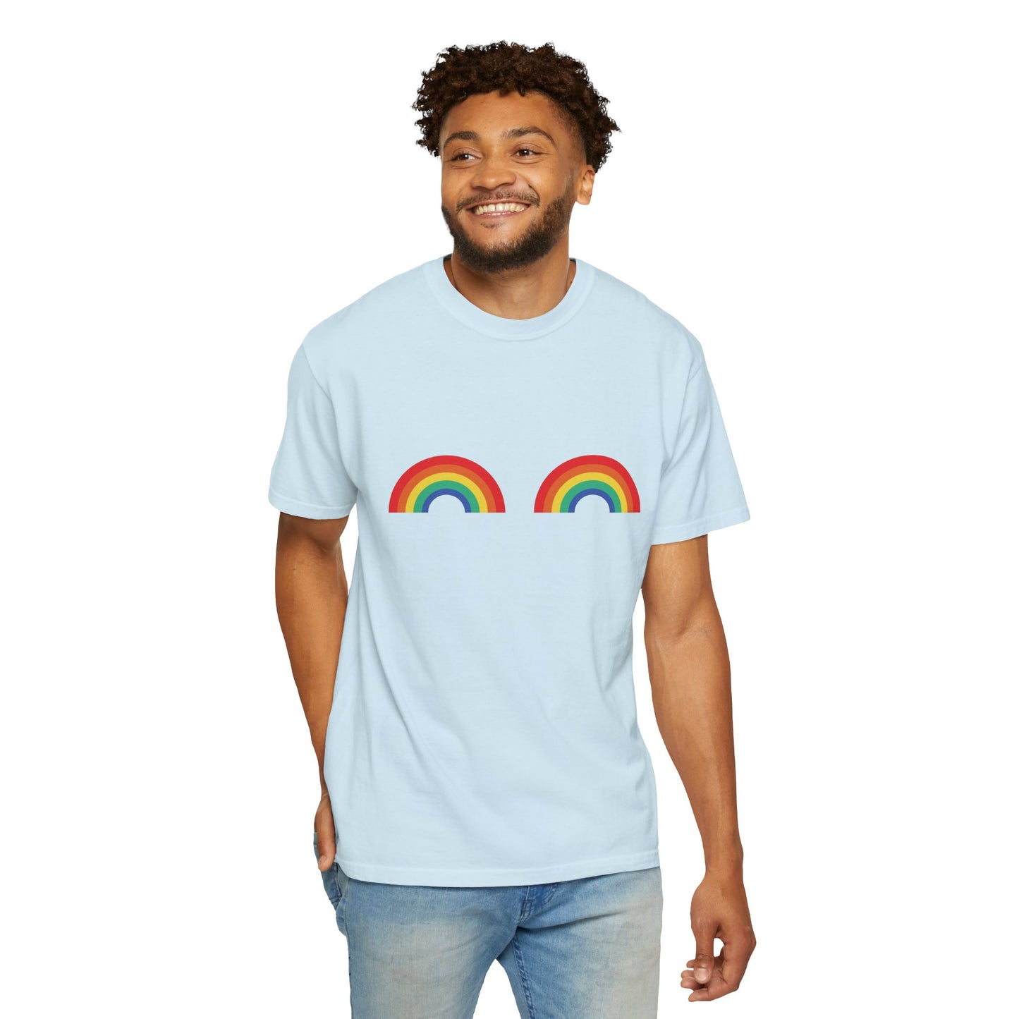 π Chromosexual PRIDE Unisex Garment-Dyed Ta-Ta T-Shirt