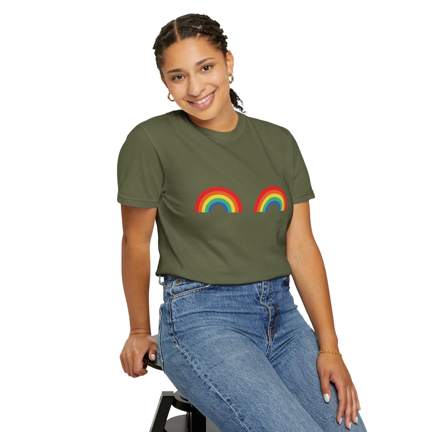 π Chromosexual PRIDE Unisex Garment-Dyed Ta-Ta T-Shirt