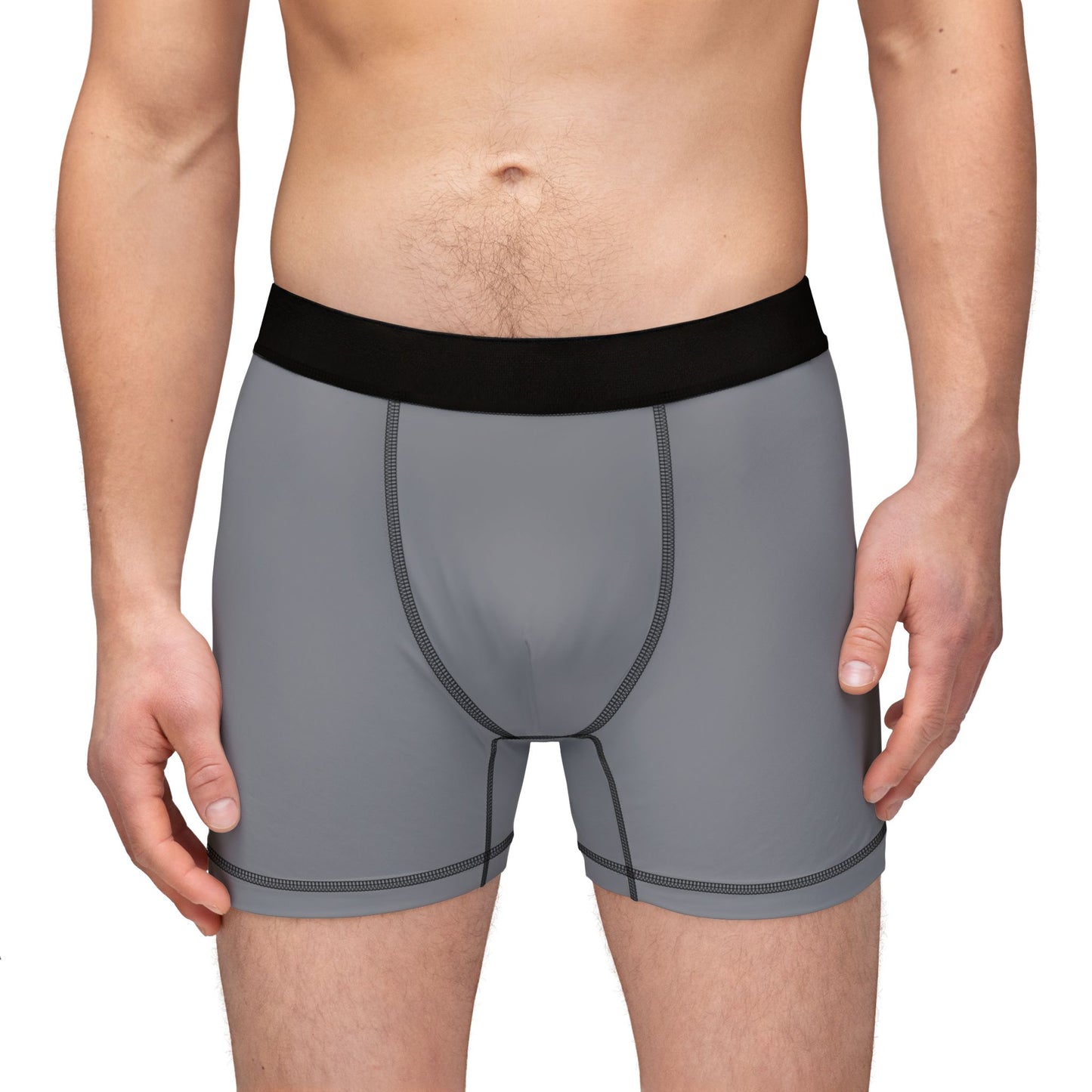 🌈🍑 Hands On & Cheeked Up for Pride Men’s Boxers (Gray Sweatpants Gray)