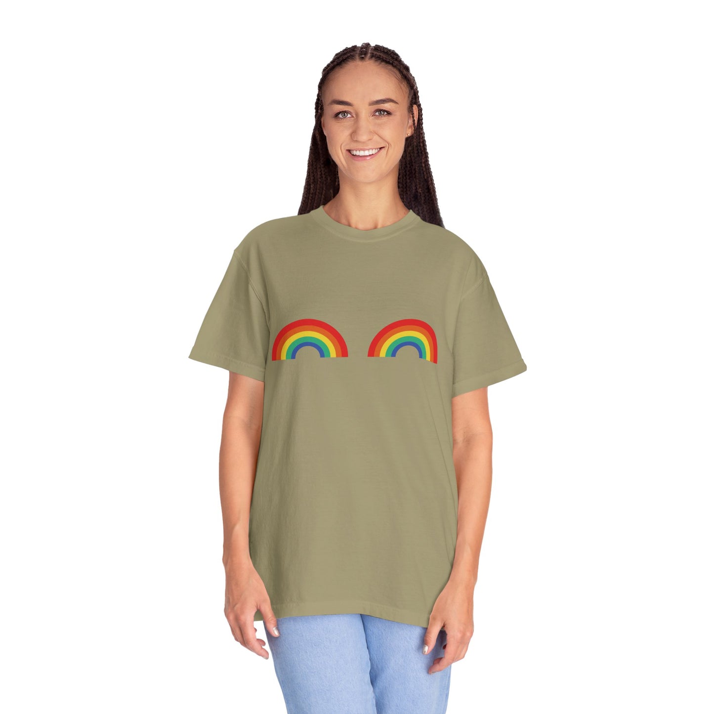π Chromosexual PRIDE Unisex Garment-Dyed Ta-Ta T-Shirt