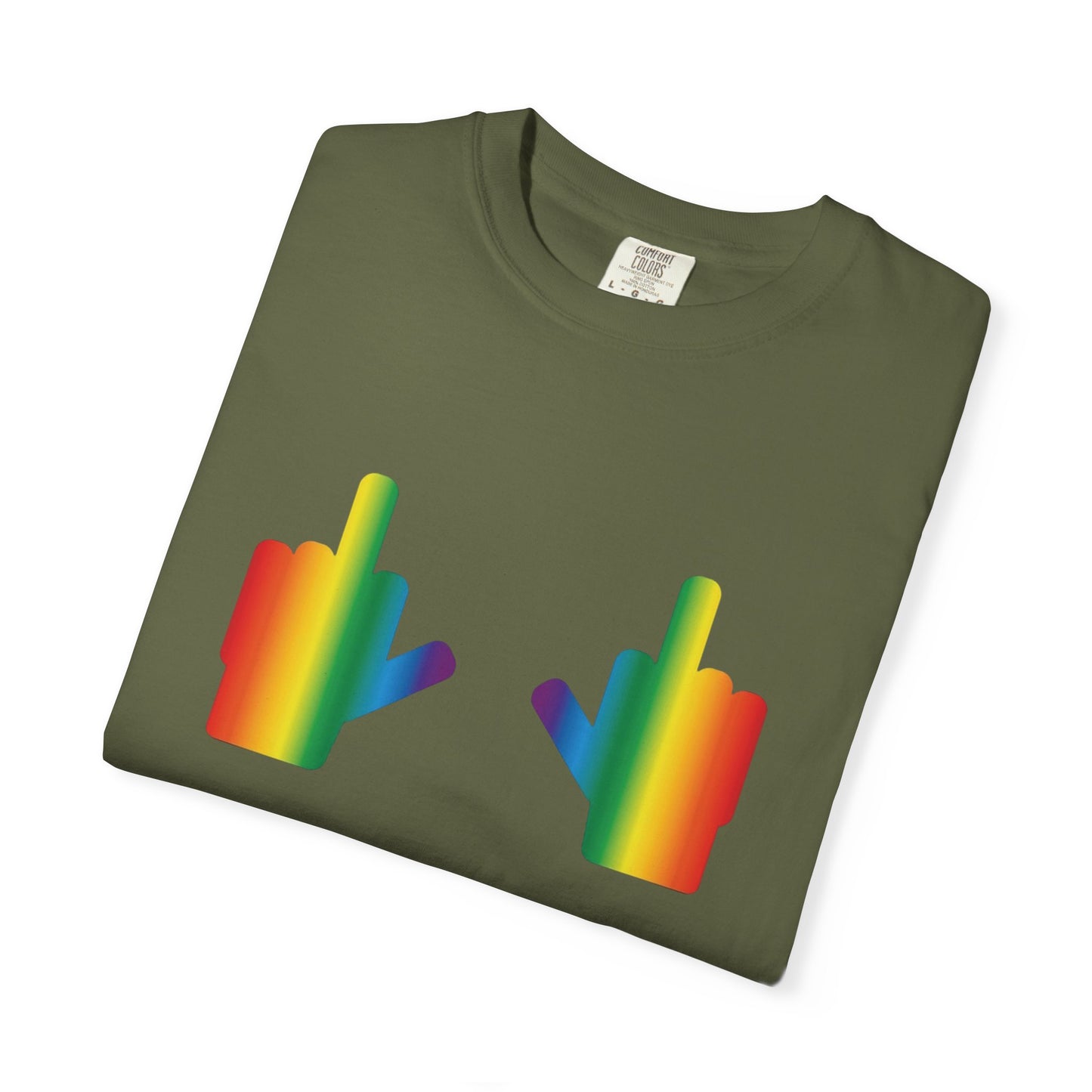 ππF* Around and Find Out PRIDE Unisex Garment-Dyed Ta-Ta T-Shirt