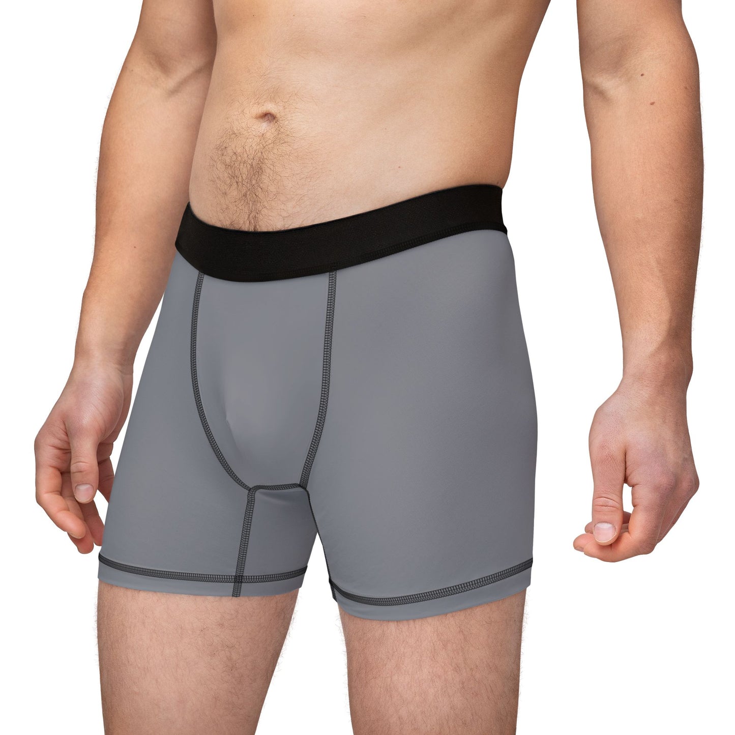 🌈🍑 Hands On & Cheeked Up for Pride Men’s Boxers (Gray Sweatpants Gray)