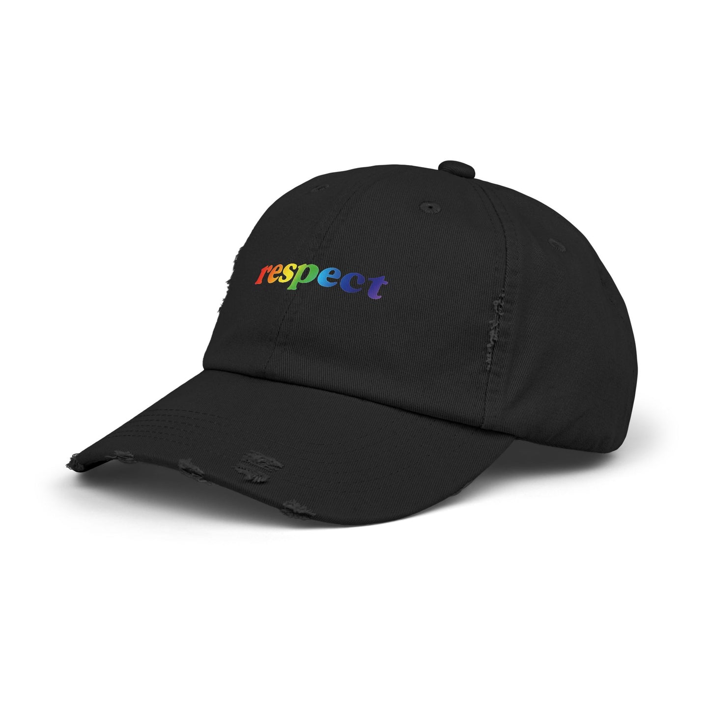 🧢🌈 Put Some Respect on It PRIDE Unisex Distressed Cap