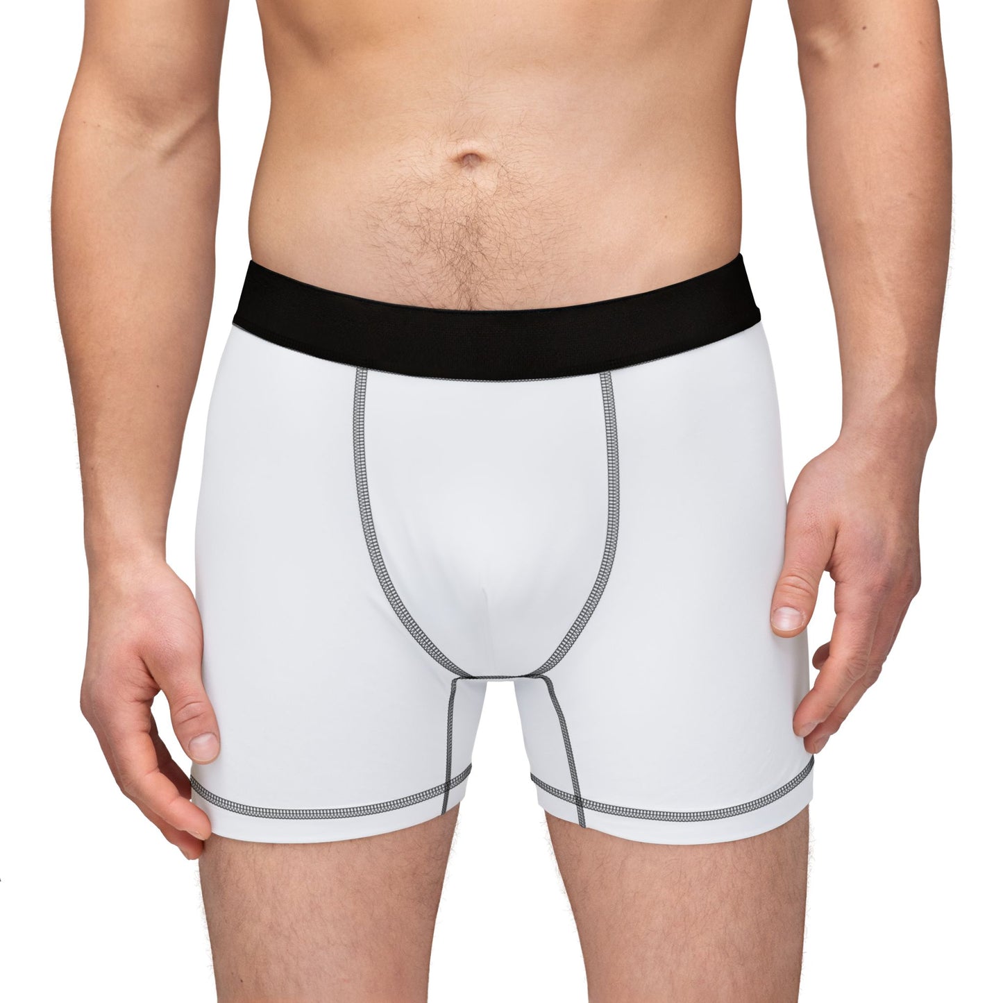 🌈🍑 Hands On & Cheeked Up for Pride Men’s Boxers (Daddy's Little Angel White)