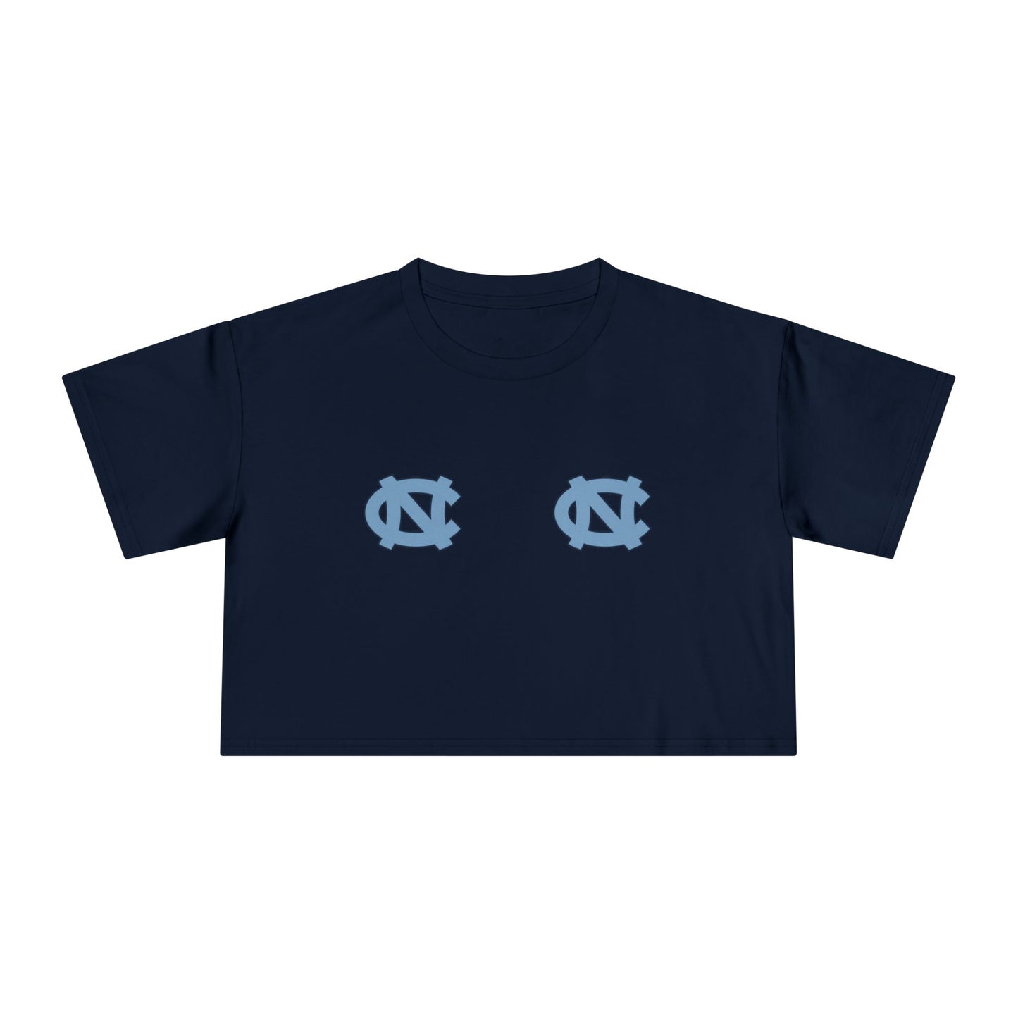 đ Gone to Carolina UNC Womenâs Crop Ta-Ta Tee