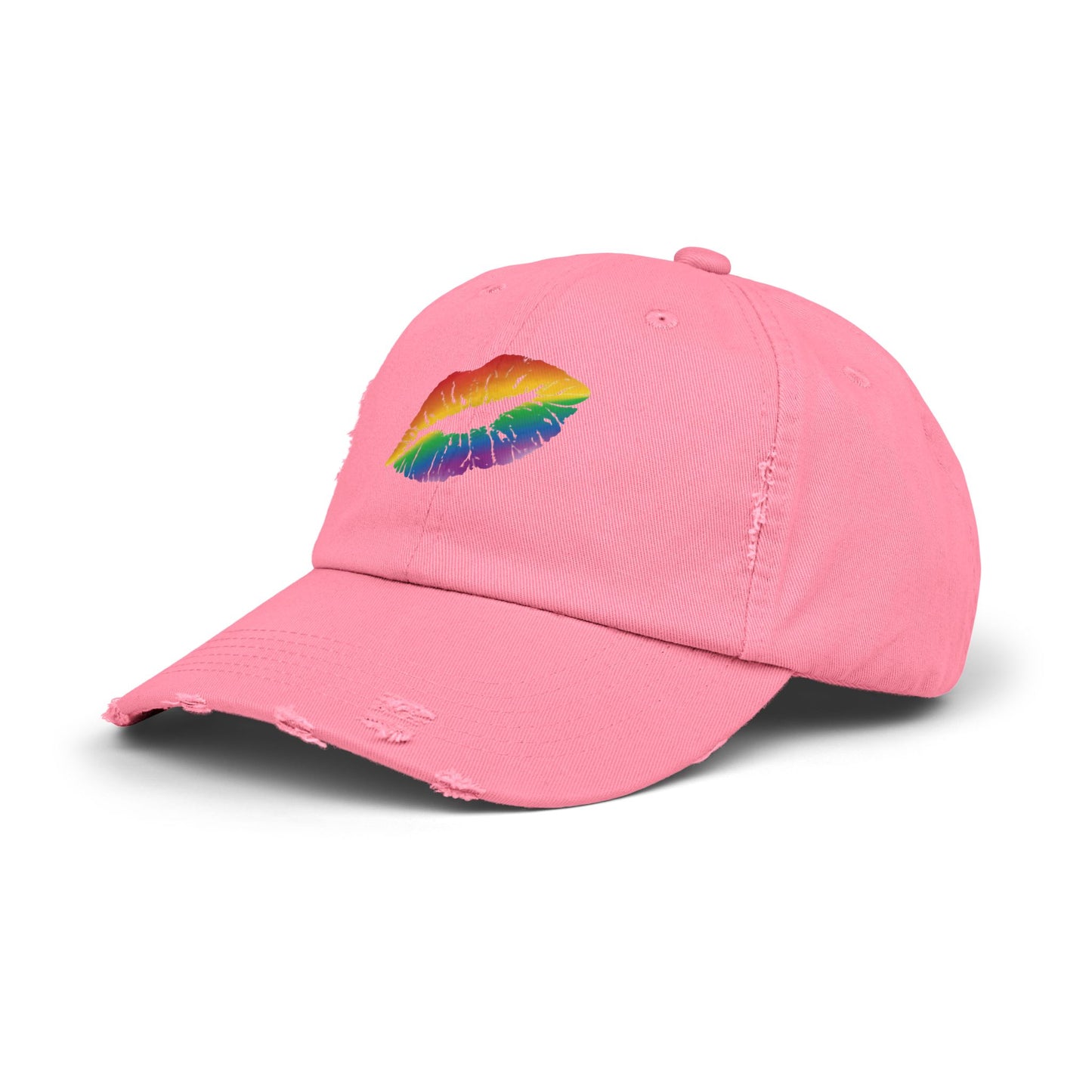 🧢🌈 My Lips Aren’t Sealed PRIDE Unisex Distressed Cap