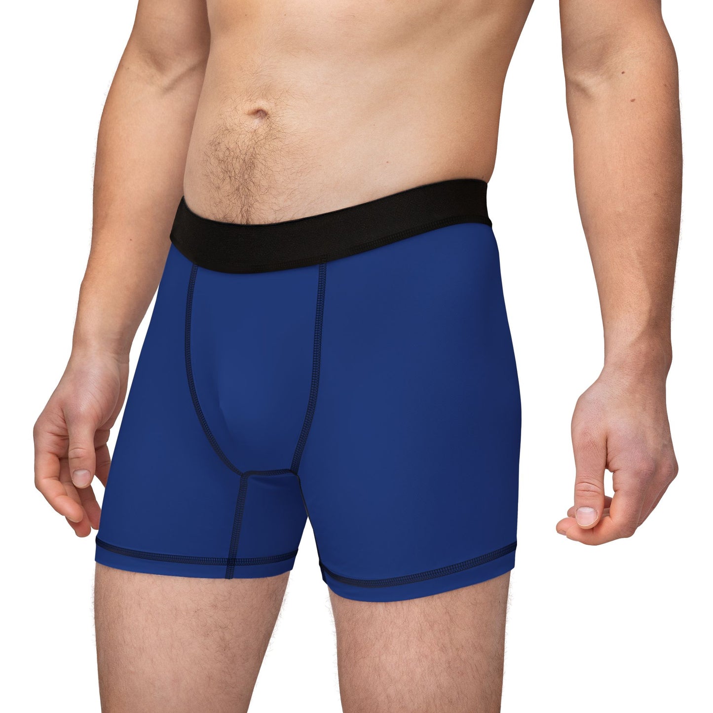 🌈🍑 Hands On & Cheeked Up for Pride Men’s Boxers (Electric Blue)