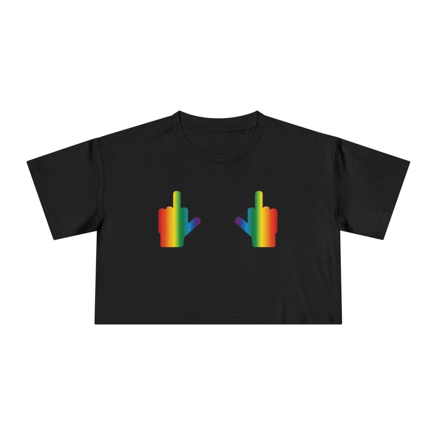 ππF* Around and Find Out PRIDE Crop Ta-Ta Tee