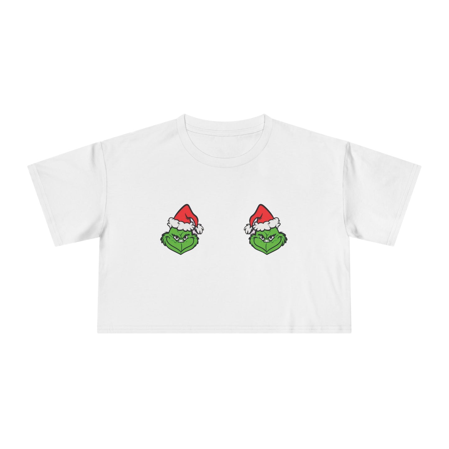 💚 Resting Grinch Face Women’s Crop Ta-Ta ee