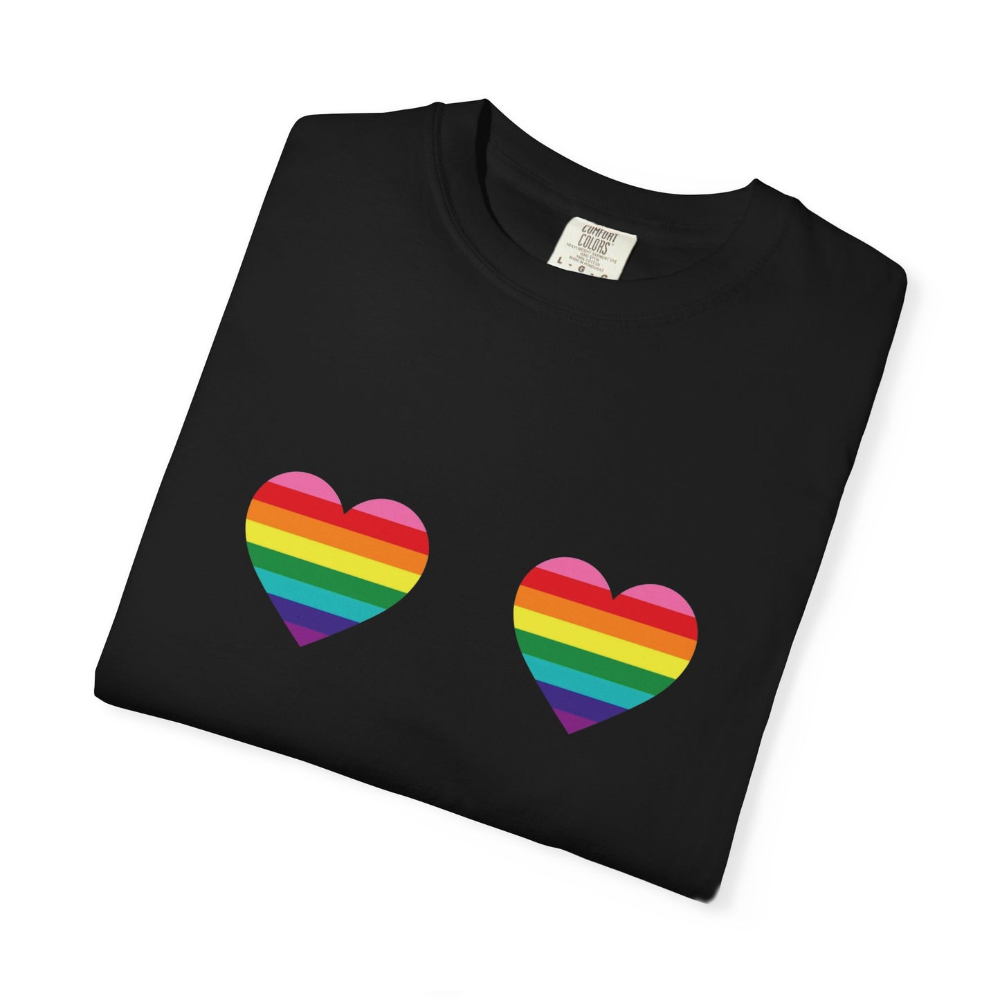 ππ Love Looks Like This PRIDE Unisex Garment-Dyed Ta-Ta T-Shirt