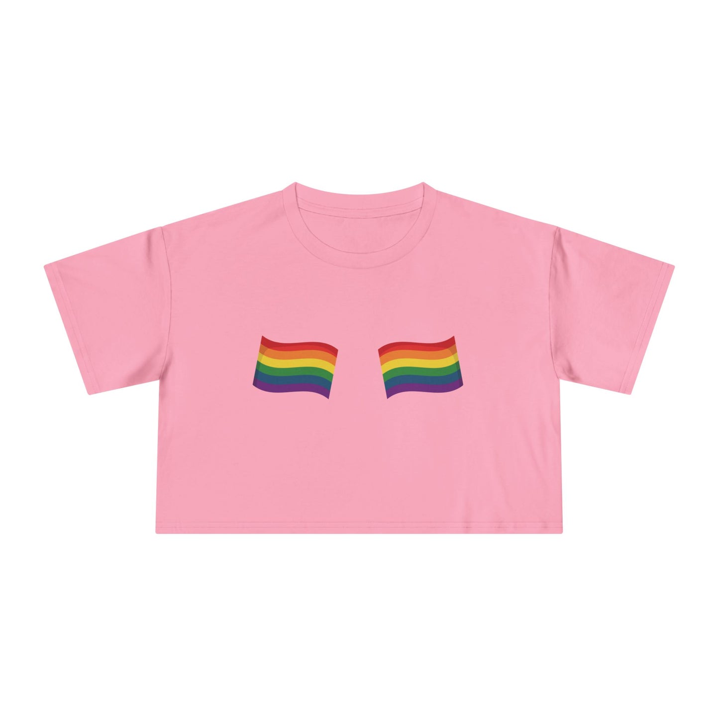 π³οΈβπ Catch Me Waving PRIDE Crop Ta-Ta Tee