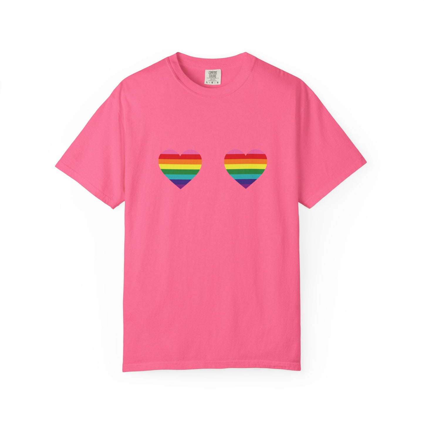 ππ Love Looks Like This PRIDE Unisex Garment-Dyed Ta-Ta T-Shirt