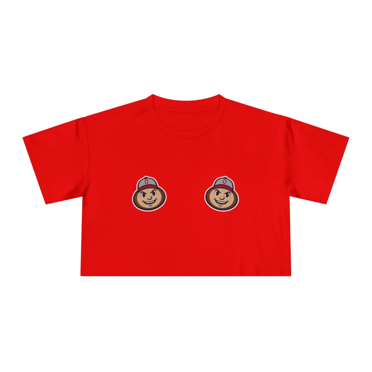 🌰 Saturdays Are for the Buckeyes Ohio State Women’s Crop Ta-Ta Tee