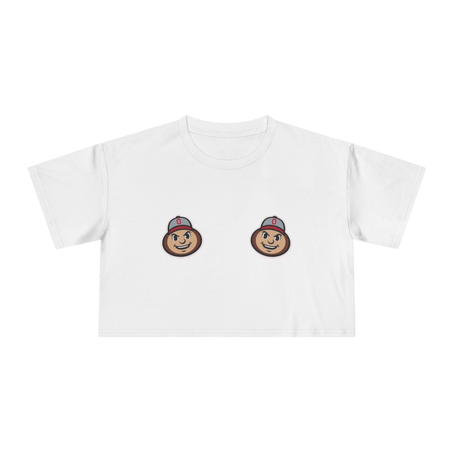 🌰 Saturdays Are for the Buckeyes Ohio State Women’s Crop Ta-Ta Tee
