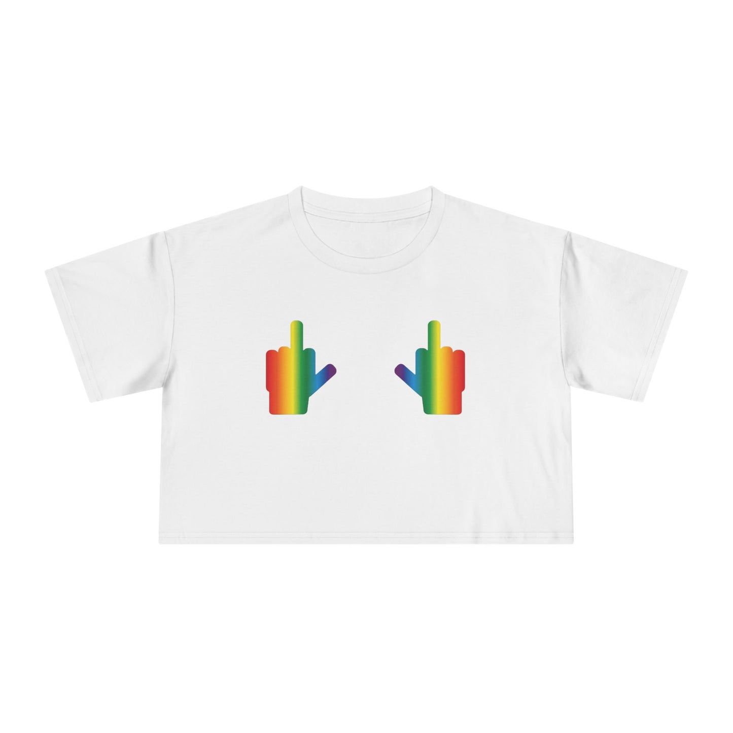 ππF* Around and Find Out PRIDE Crop Ta-Ta Tee