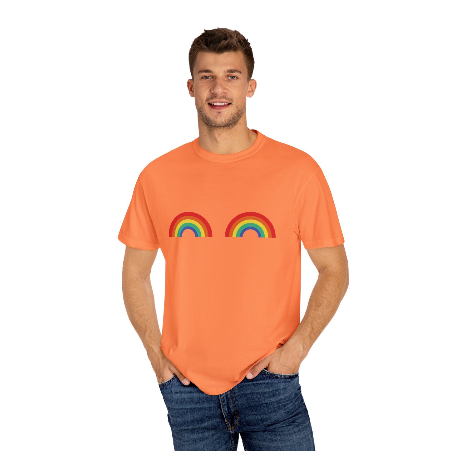 π Chromosexual PRIDE Unisex Garment-Dyed Ta-Ta T-Shirt