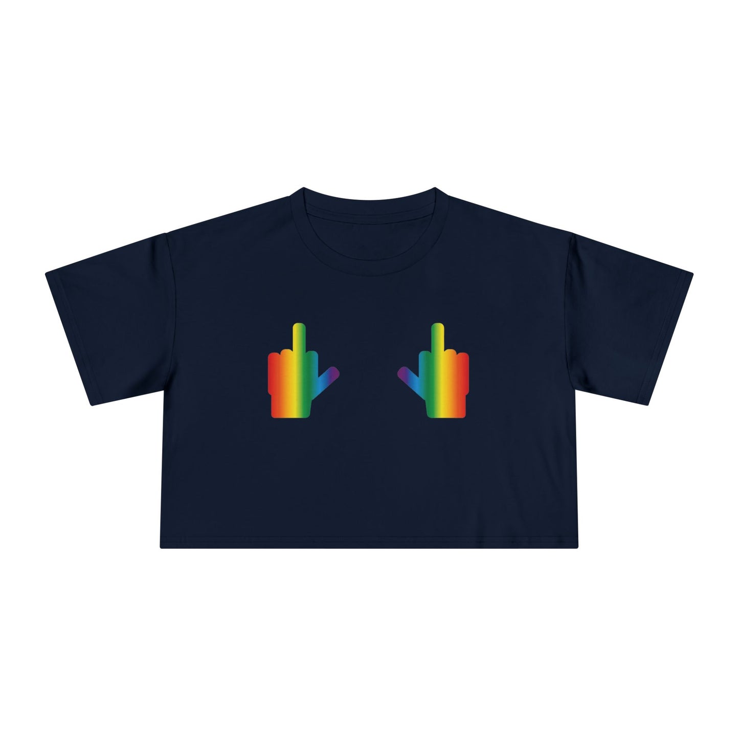 ππF* Around and Find Out PRIDE Crop Ta-Ta Tee