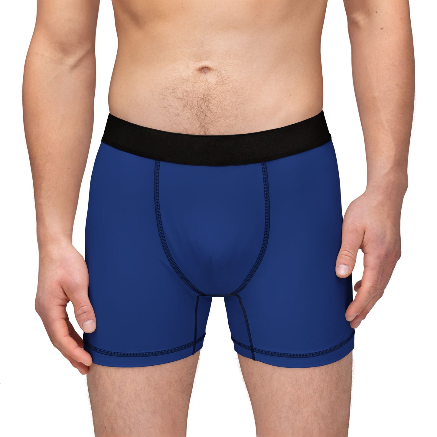 🌈🍑 Hands On & Cheeked Up for Pride Men’s Boxers (Electric Blue)