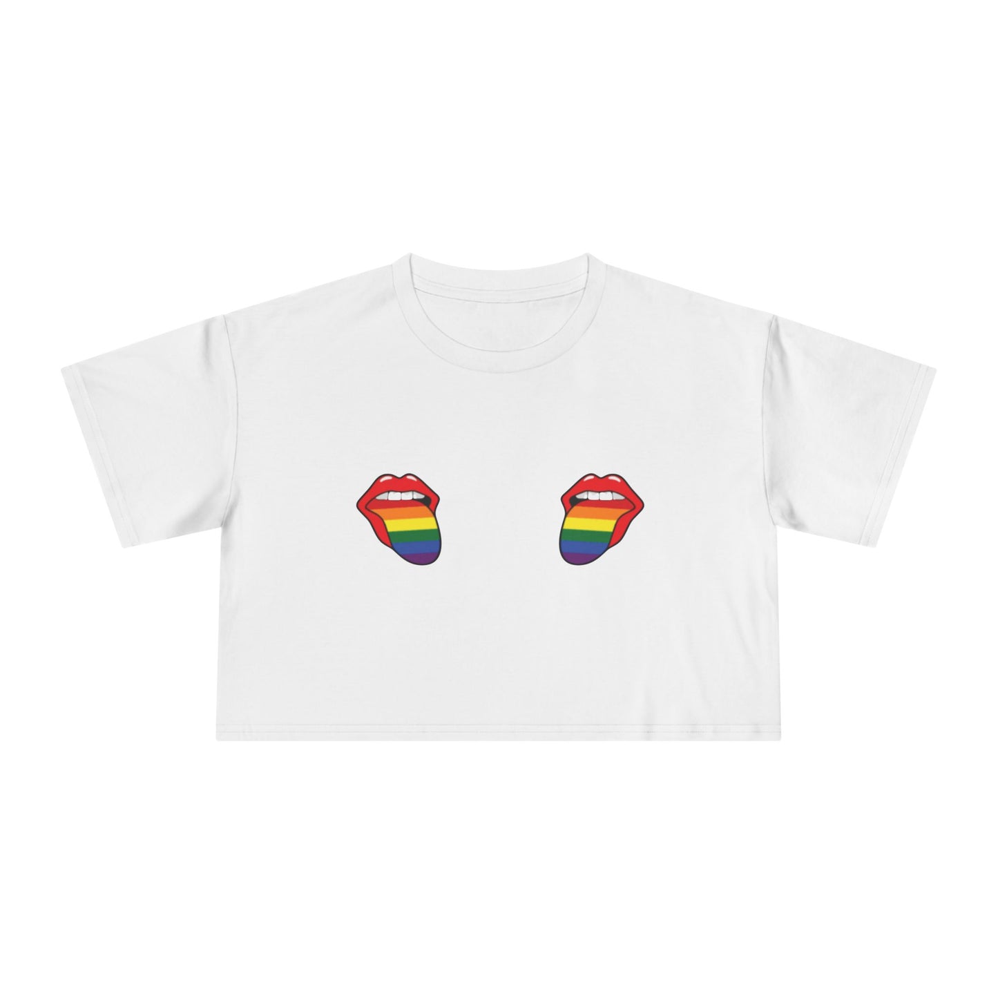🌈👅Taste the Gay Agenda PRIDE Crop Ta-Ta Tee