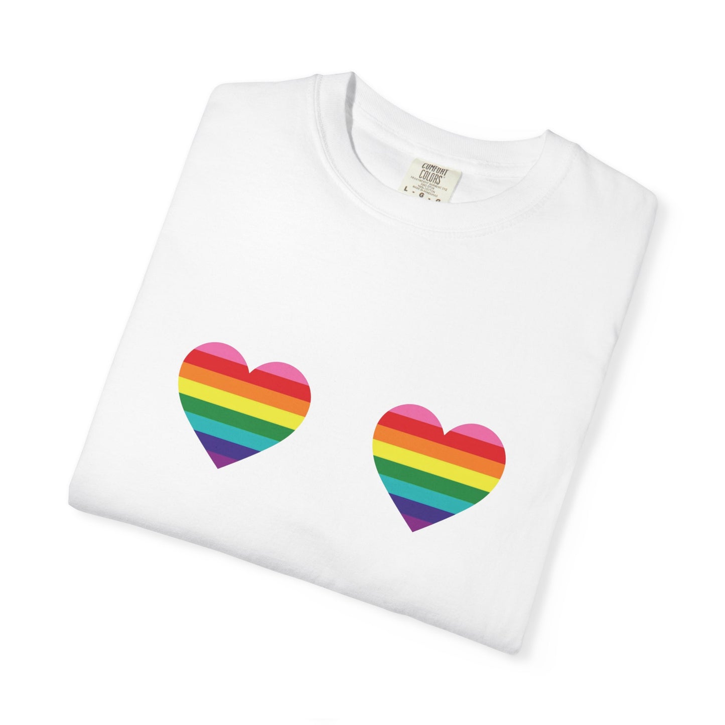 🌈💖 Love Looks Like This PRIDE Unisex Garment-Dyed Ta-Ta T-Shirt