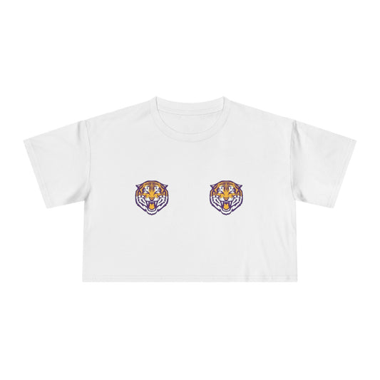 🐯 Mike Drop LSU Women’s Crop Ta-Ta Tee