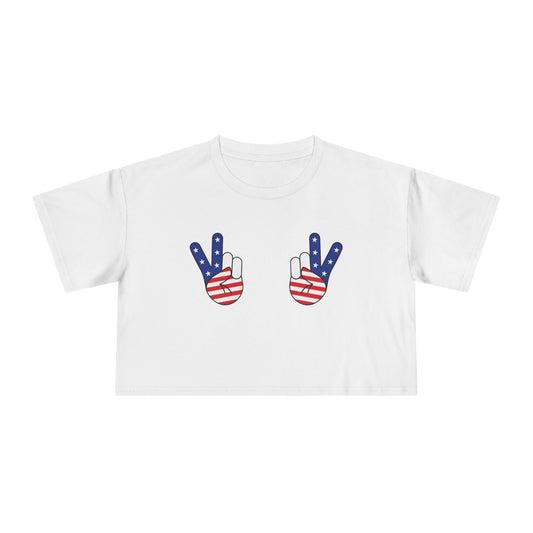 🇺🇸 Flying Your Flags Women’s Crop Ta-Ta Tee