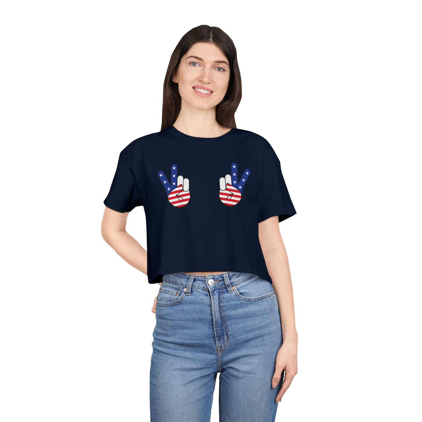 🇺🇸 Flying Your Flags Women’s Crop Ta-Ta Tee