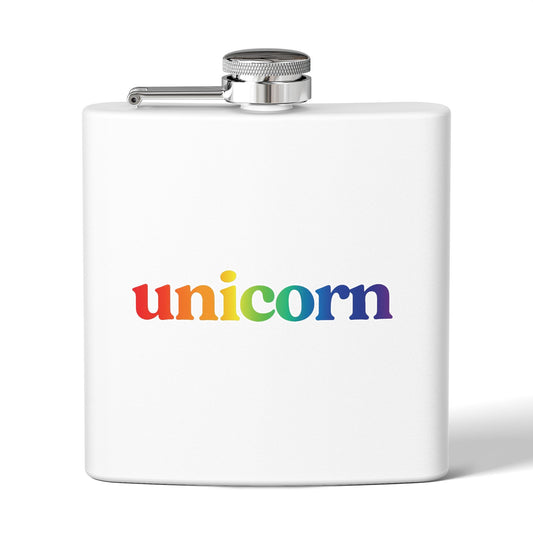 🌈 Unicorn Vibes Only PRIDE Flask