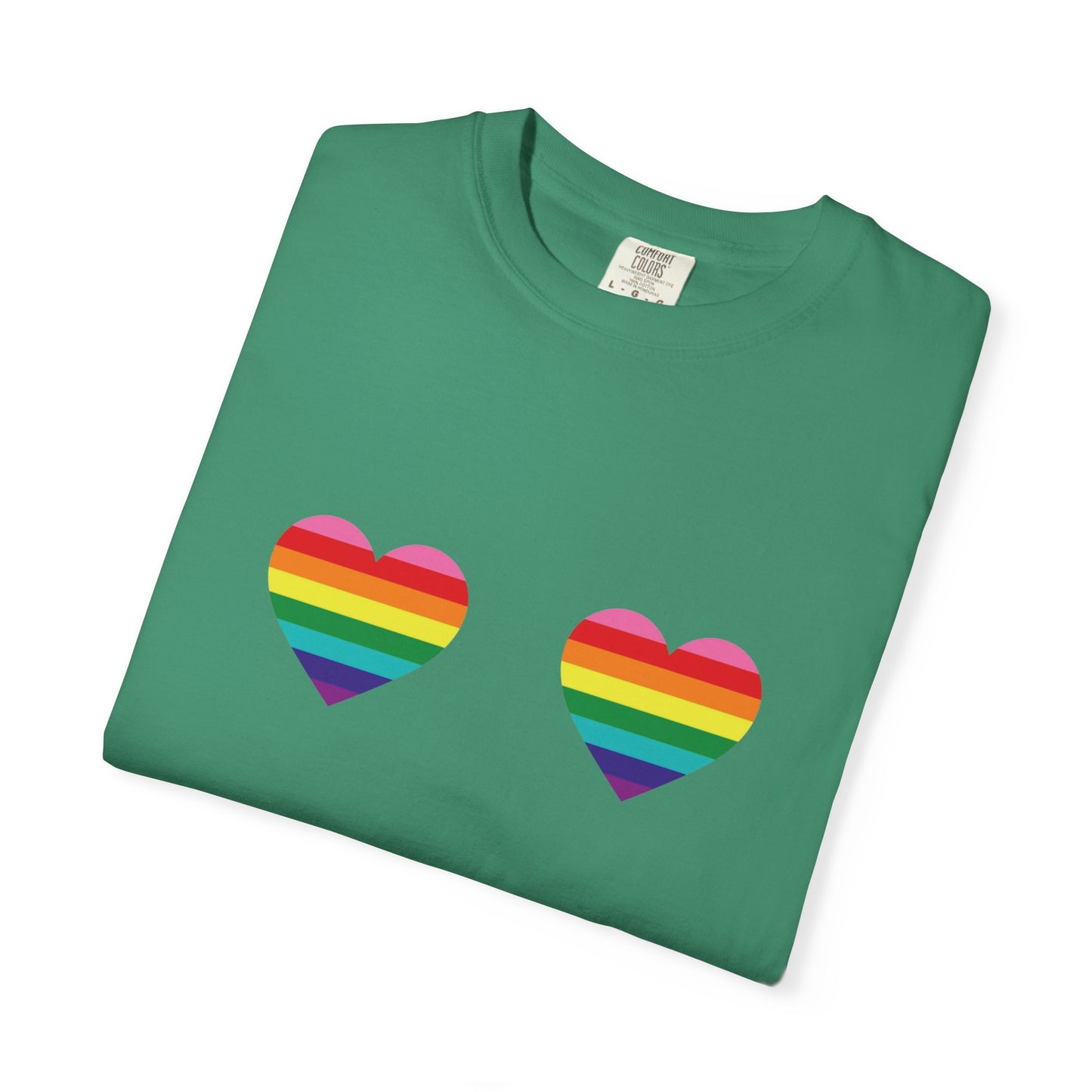 🌈💖 Love Looks Like This PRIDE Unisex Garment-Dyed Ta-Ta T-Shirt