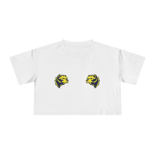 🐾 Victors Vibes Only U Mich Wolverines Women’s Crop Tee