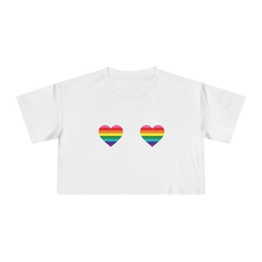 🌈💖 Love Looks Like This PRIDE Crop Ta-Ta Tee