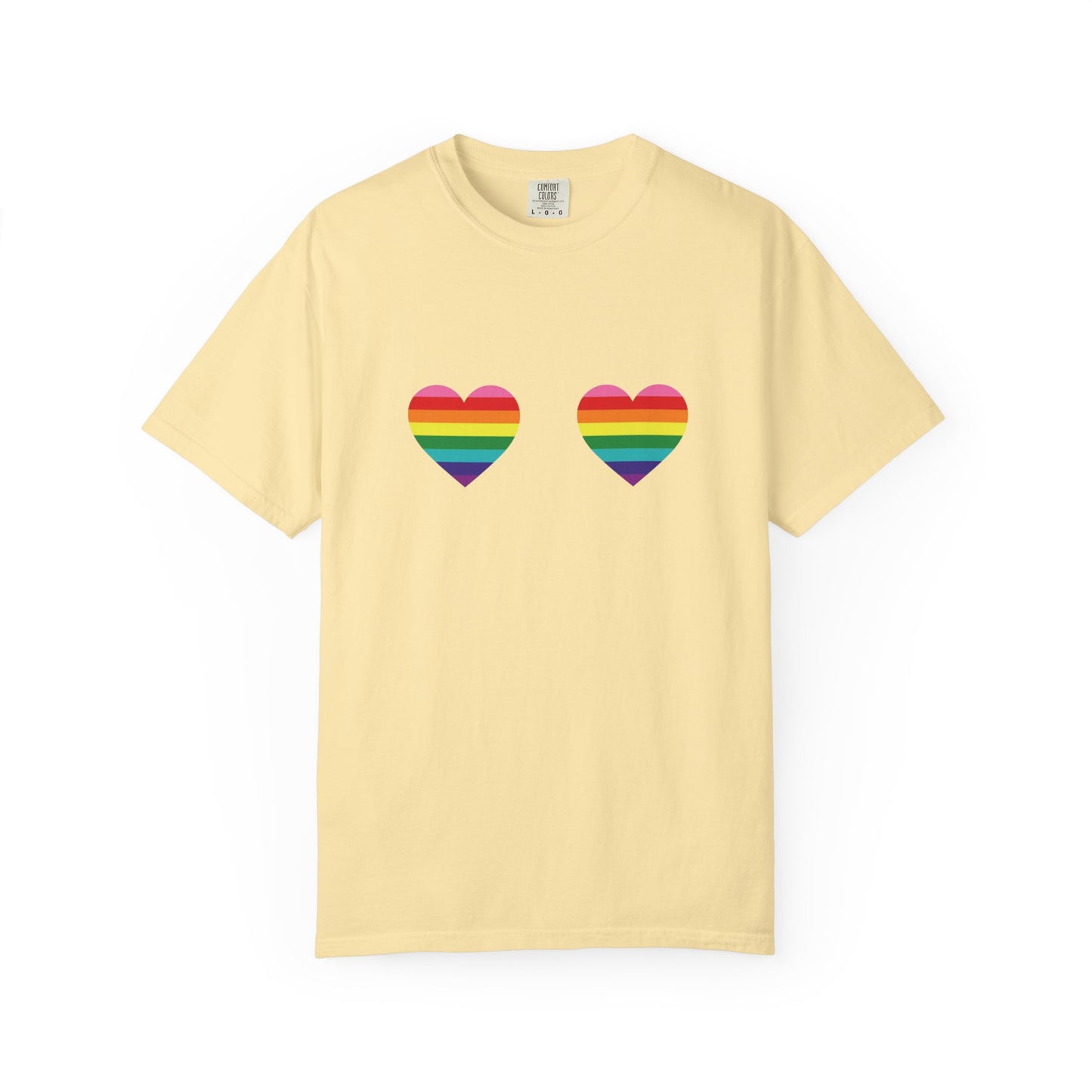 🌈💖 Love Looks Like This PRIDE Unisex Garment-Dyed Ta-Ta T-Shirt