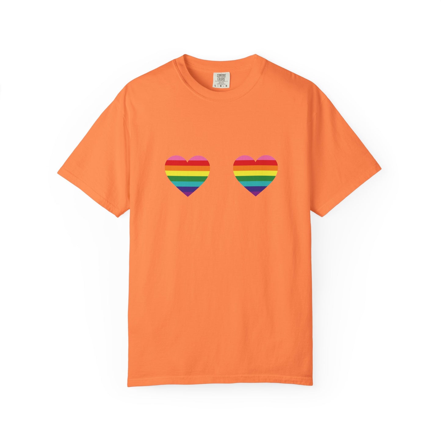 🌈💖 Love Looks Like This PRIDE Unisex Garment-Dyed Ta-Ta T-Shirt