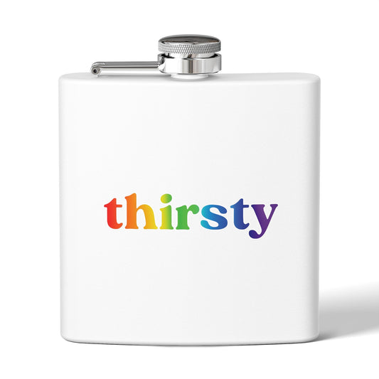 🌈 Sip If You're Thirsty PRIDE Flask