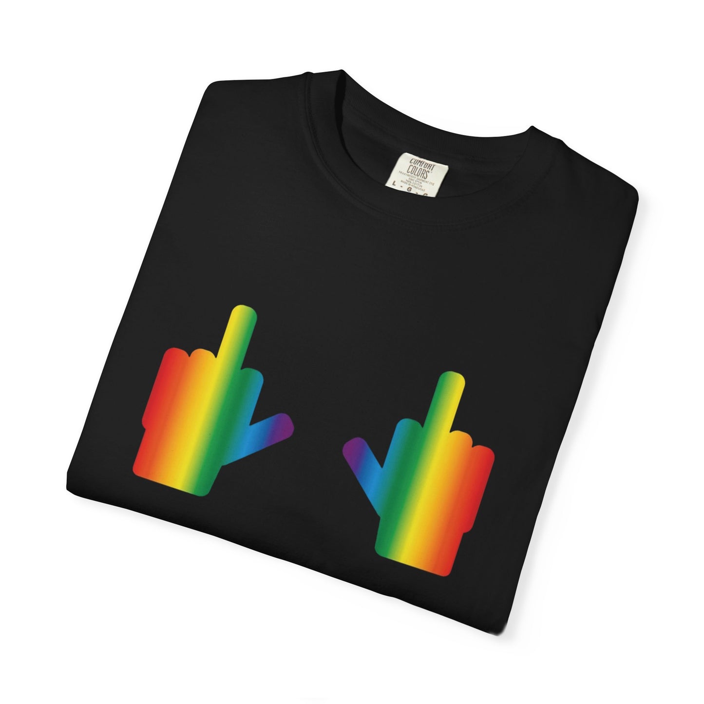 🌈🖕F* Around and Find Out PRIDE Unisex Garment-Dyed Ta-Ta T-Shirt