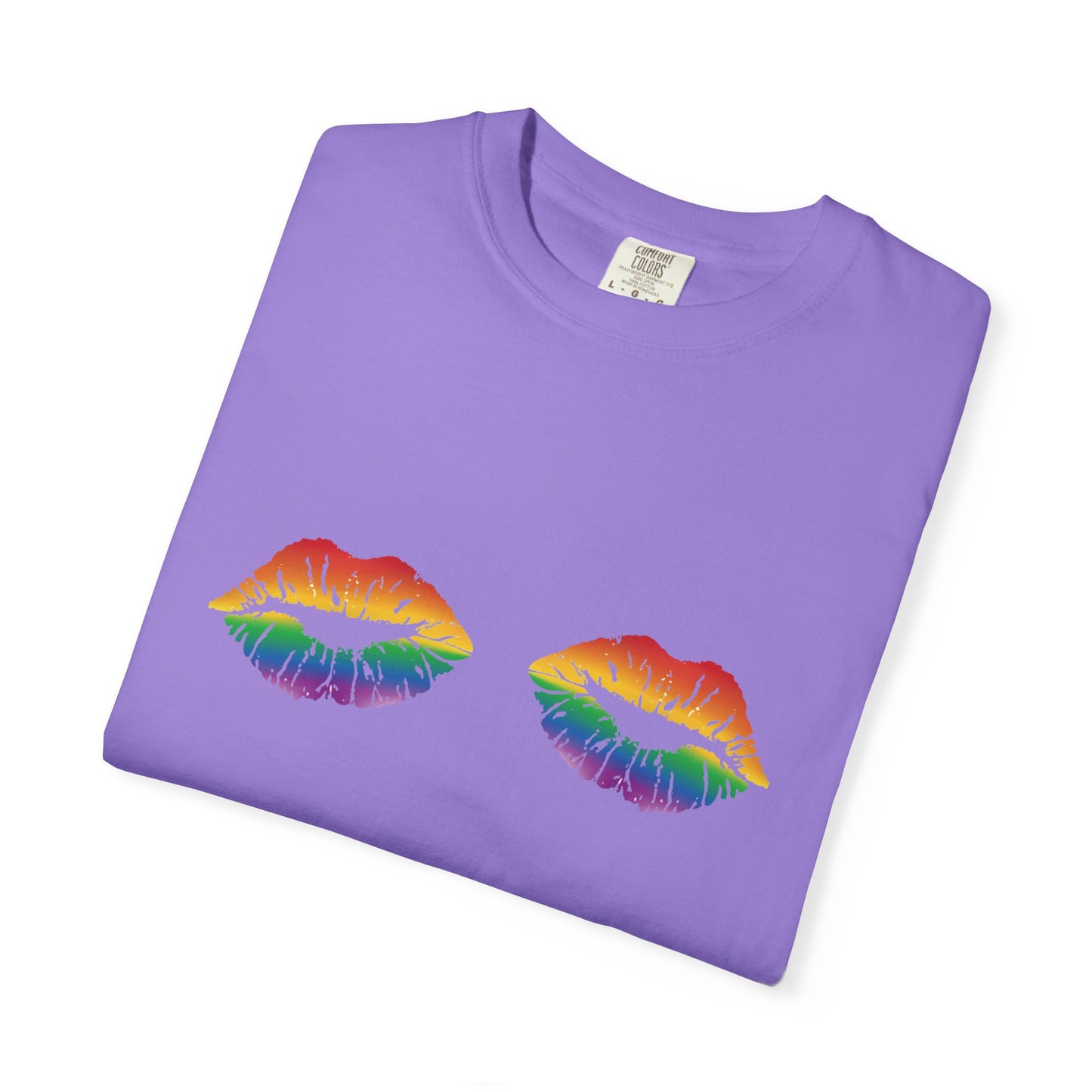 🌈💋 Taste the Rainbow PRIDE Unisex Garment-Dyed Ta-Ta T-Shirt