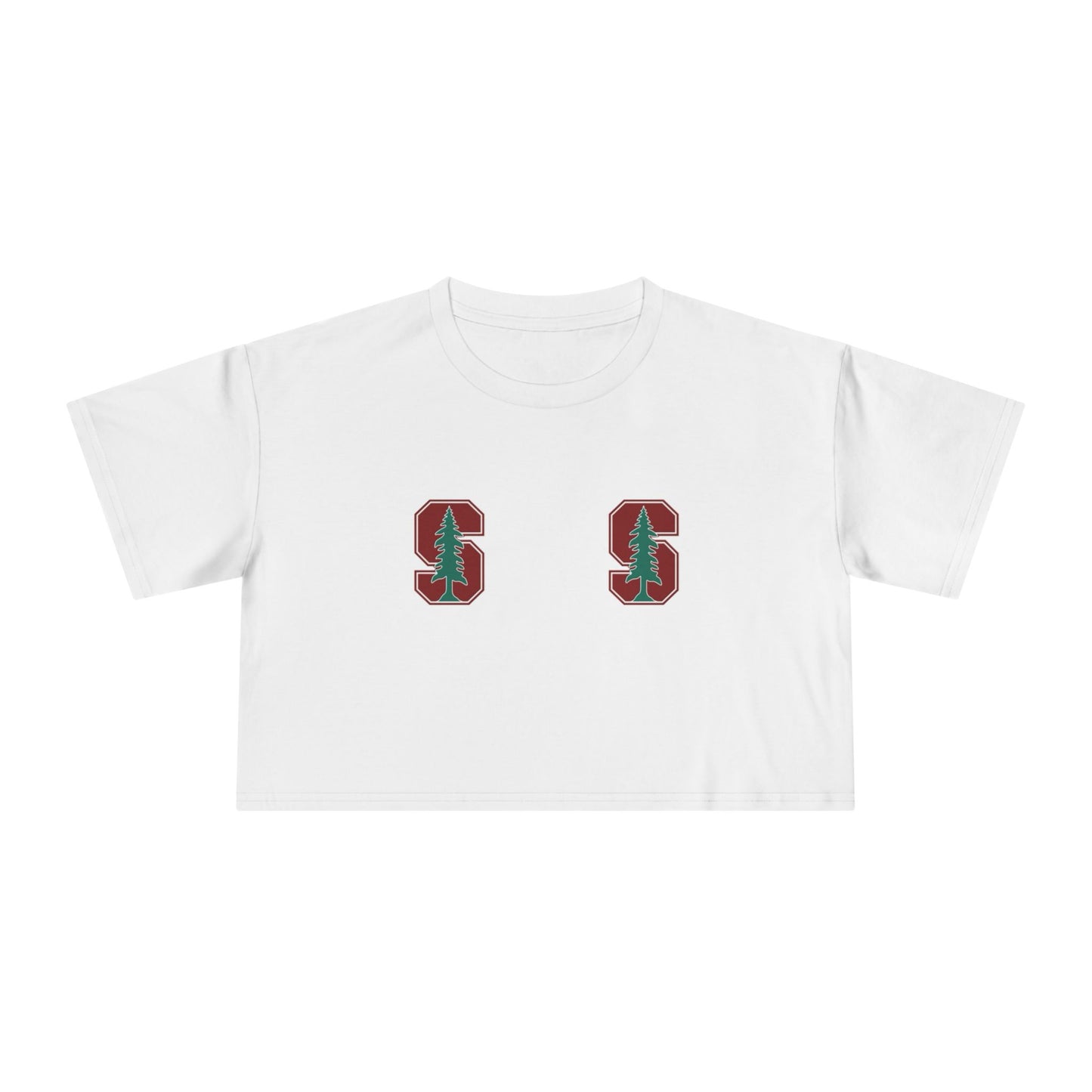 🌲 Fear the Tree Stanford Women’s Crop Ta-Ta Tee
