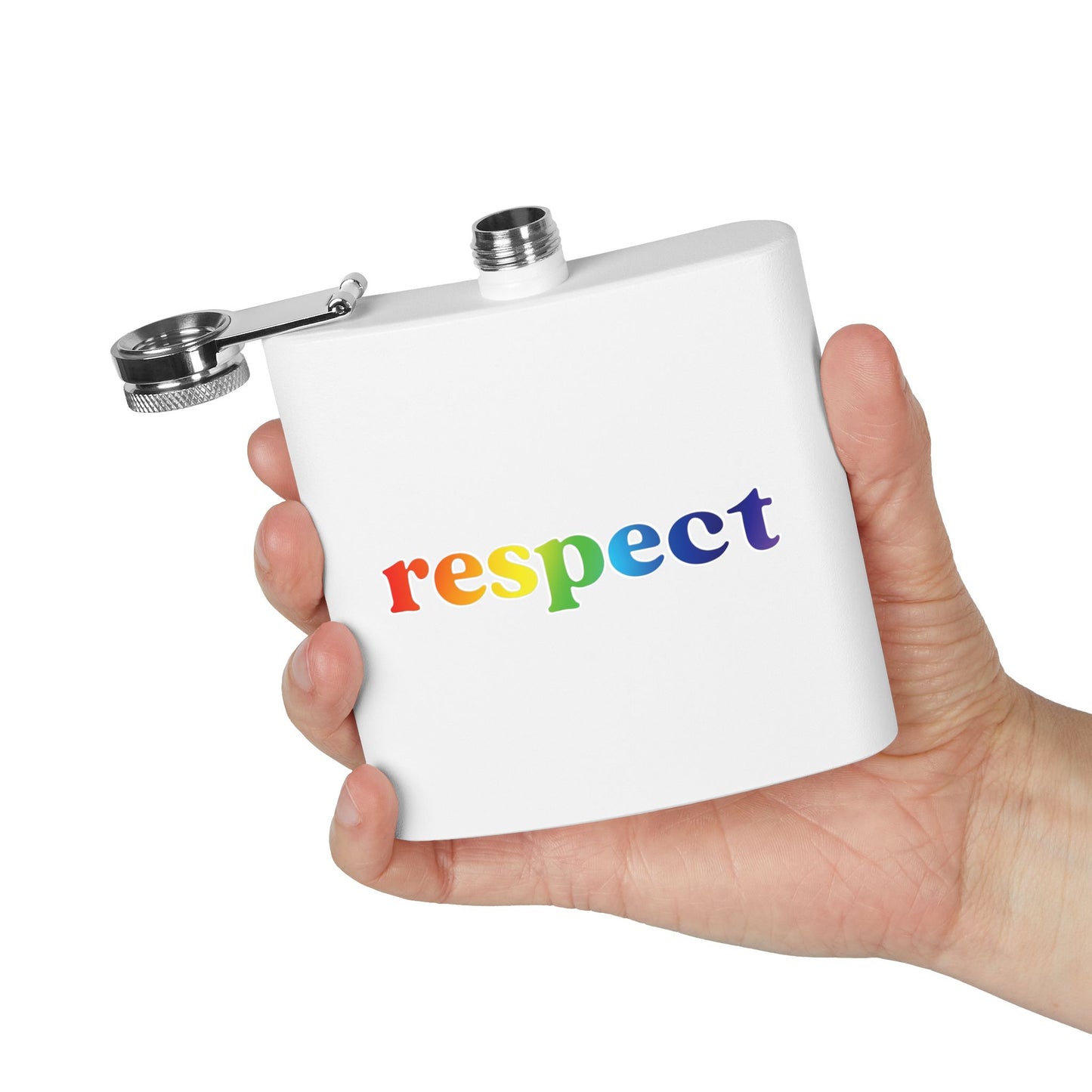 🌈 Put Some Respect on It PRIDE Flask