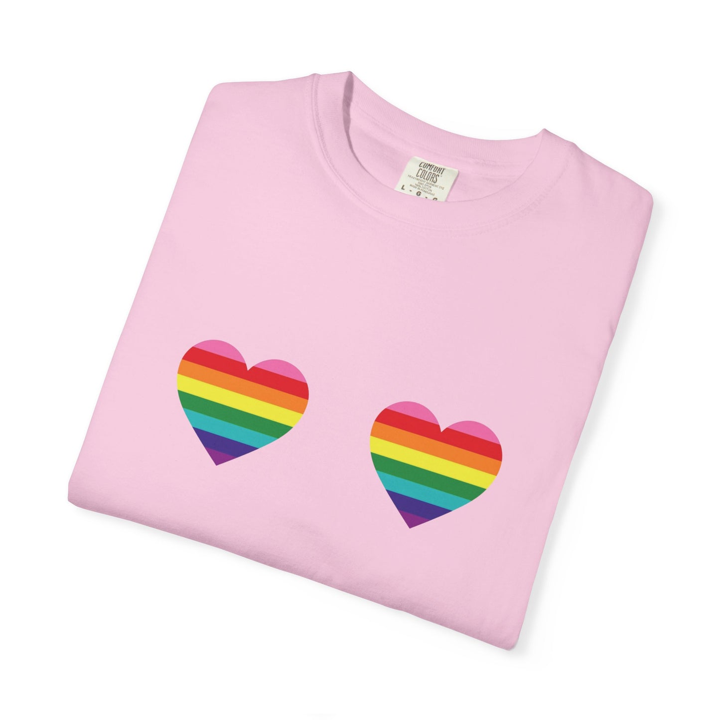 🌈💖 Love Looks Like This PRIDE Unisex Garment-Dyed Ta-Ta T-Shirt