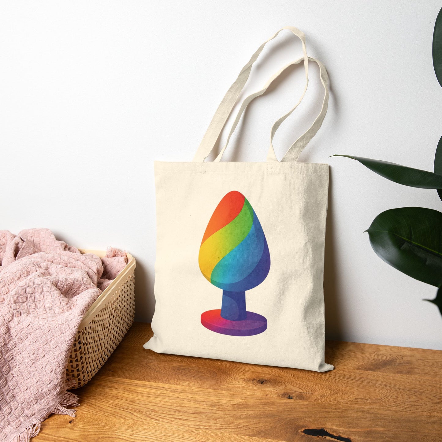 Got a Problem? Plug It PRIDE Cotton Canvas Tote Bag
