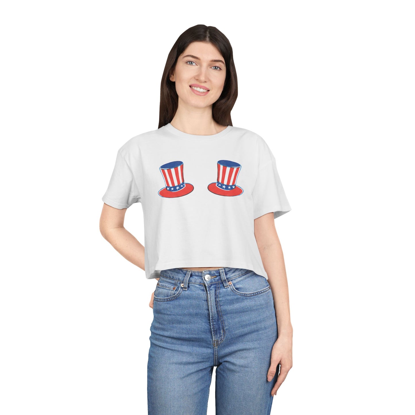 🎩 Hat Trick Women’s Crop Ta-Ta Tee