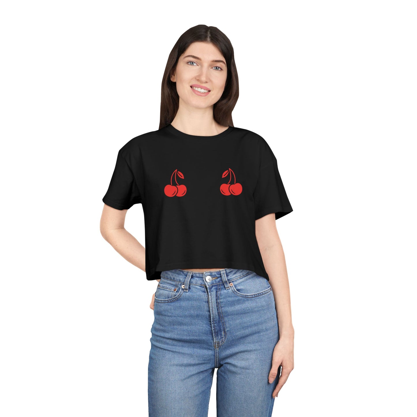 🍒 Cherries on Top Women’s Crop Ta-Ta Tee