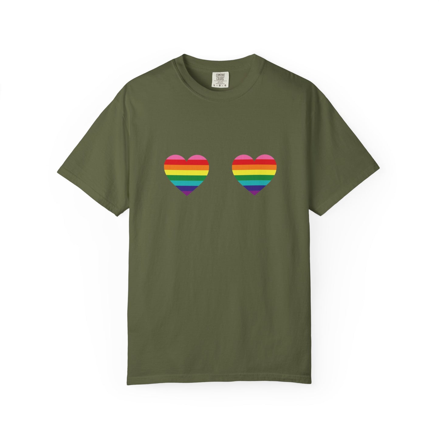 🌈💖 Love Looks Like This PRIDE Unisex Garment-Dyed Ta-Ta T-Shirt