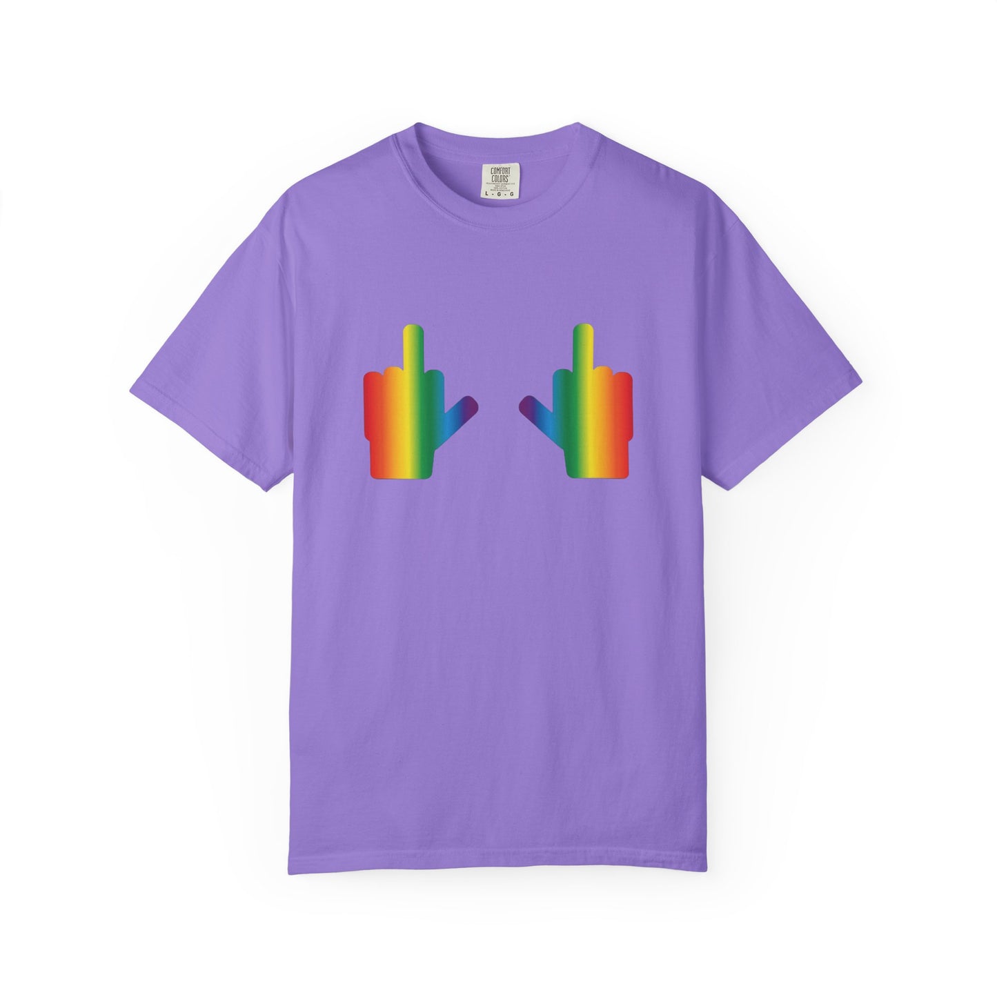 🌈🖕F* Around and Find Out PRIDE Unisex Garment-Dyed Ta-Ta T-Shirt