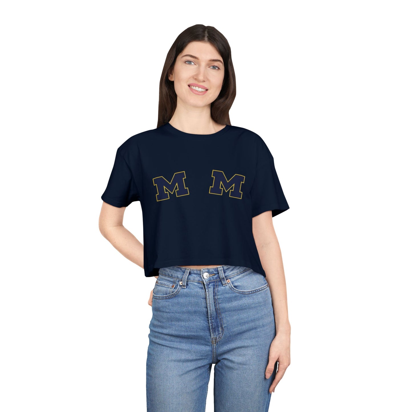 〽️ Big M Energy U Mich Women’s Crop Ta-Ta Tee
