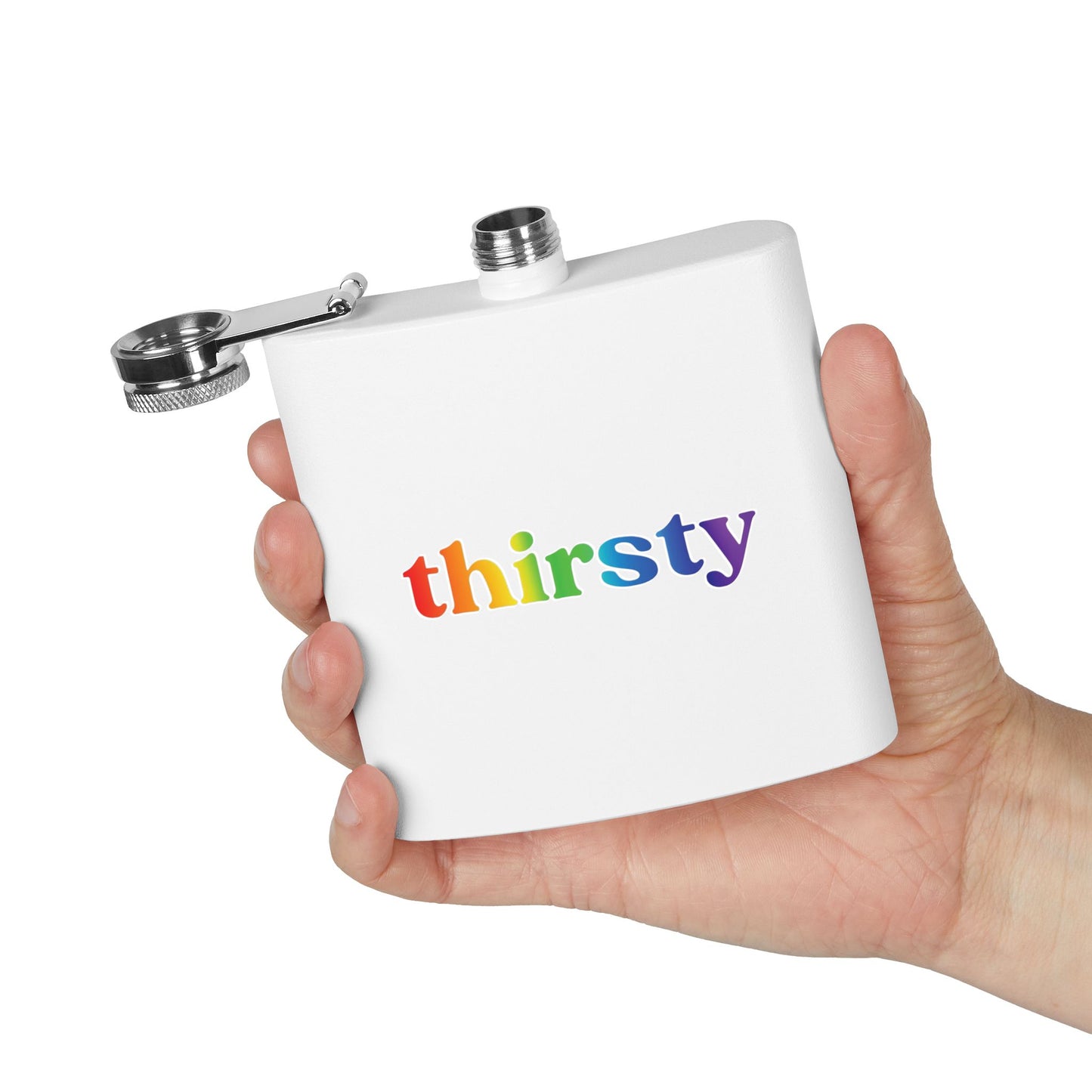 🌈 Sip If You're Thirsty PRIDE Flask