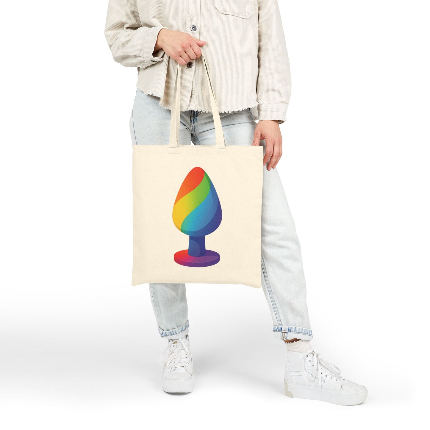 Got a Problem? Plug It PRIDE Cotton Canvas Tote Bag