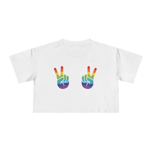 ✌️🌈 V Is for Visibility Women’s Crop Ta-Ta Tee